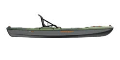 Pelican Catch Classic 120 Fishing Kayak -GlideSports Shop KRP12P103 SIDE