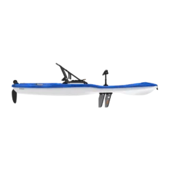 Pelican Getaway 110 HDII Recreational Pedal Kayak -GlideSports Shop MHP10P101 00 SIDE